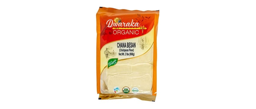 Chana besan packet of dwaraka organic flour
