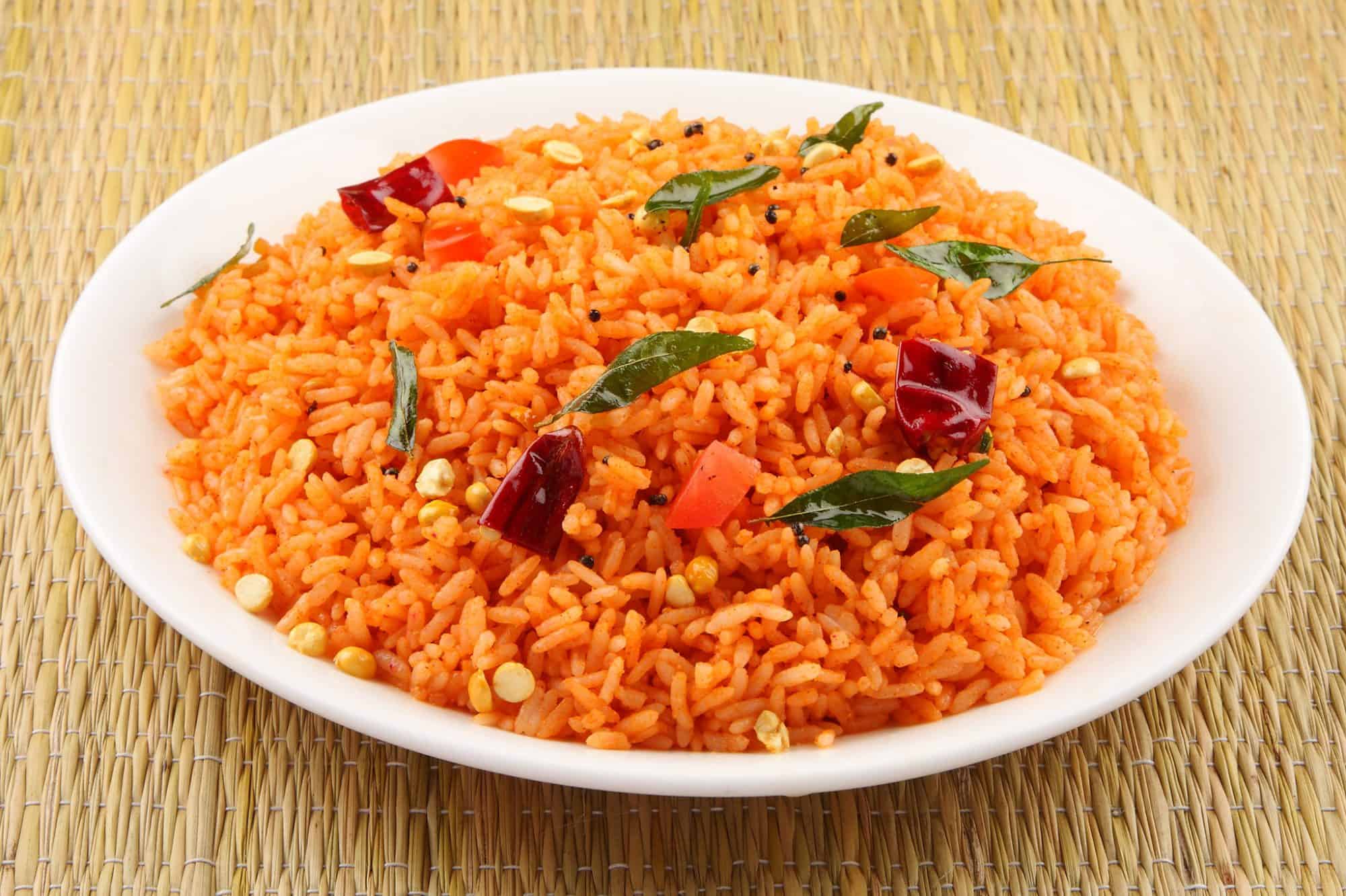 Tomato Rice Recipe Simple Thakkali Sadam In 30 Mins