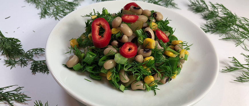 Corn-and-Black-Eyed-Peas-Salad Corn and Black Eyed Peas Salad