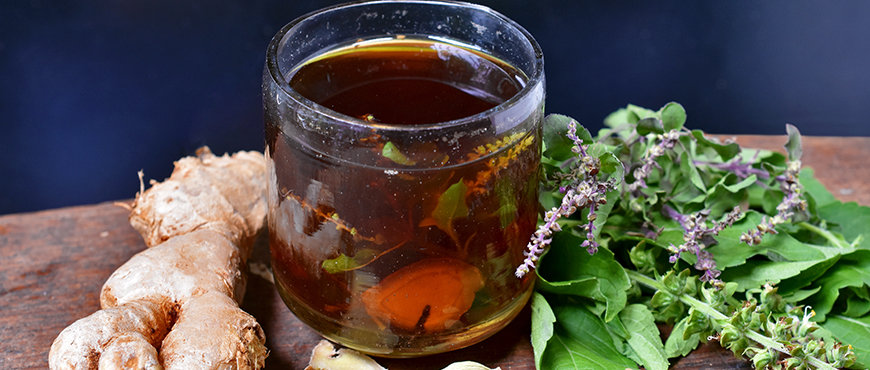 Detox your body and mind this 2022 1 Green Cardamom Ginger Basil Tea