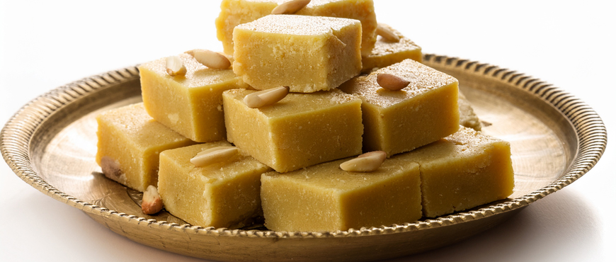 Celebrate the festival of Light with Purity: Organic Flours for Diwali Sweets 6 Urad Flour Barfi