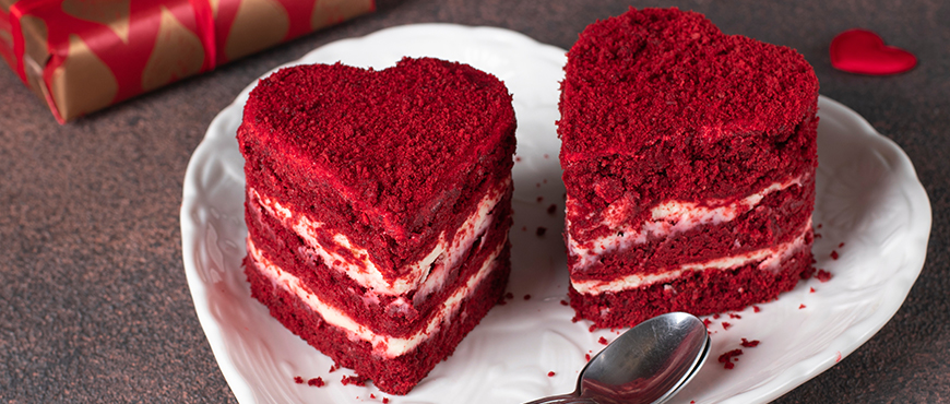 An Organic Spread of Sweet Treats Perfect for Valentine’s Day Celebrations at Home 1 Heart Shaped Red Velvet Cake