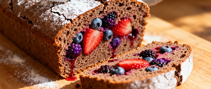 An Organic Spread of Sweet Treats Perfect for Valentine’s Day Celebrations at Home 2 Ragi Berry Cake