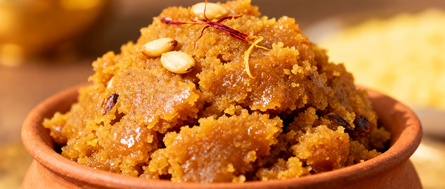 Tricolor Homemade Delights for Republic Day Using Dwaraka Organic’s Ingredients 4 Urad Dal Jaggery Halwa